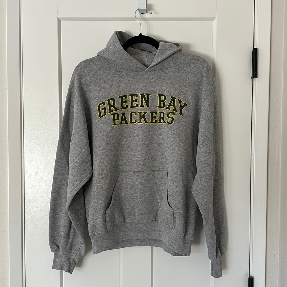 Gray Green Bay Packers hoodie